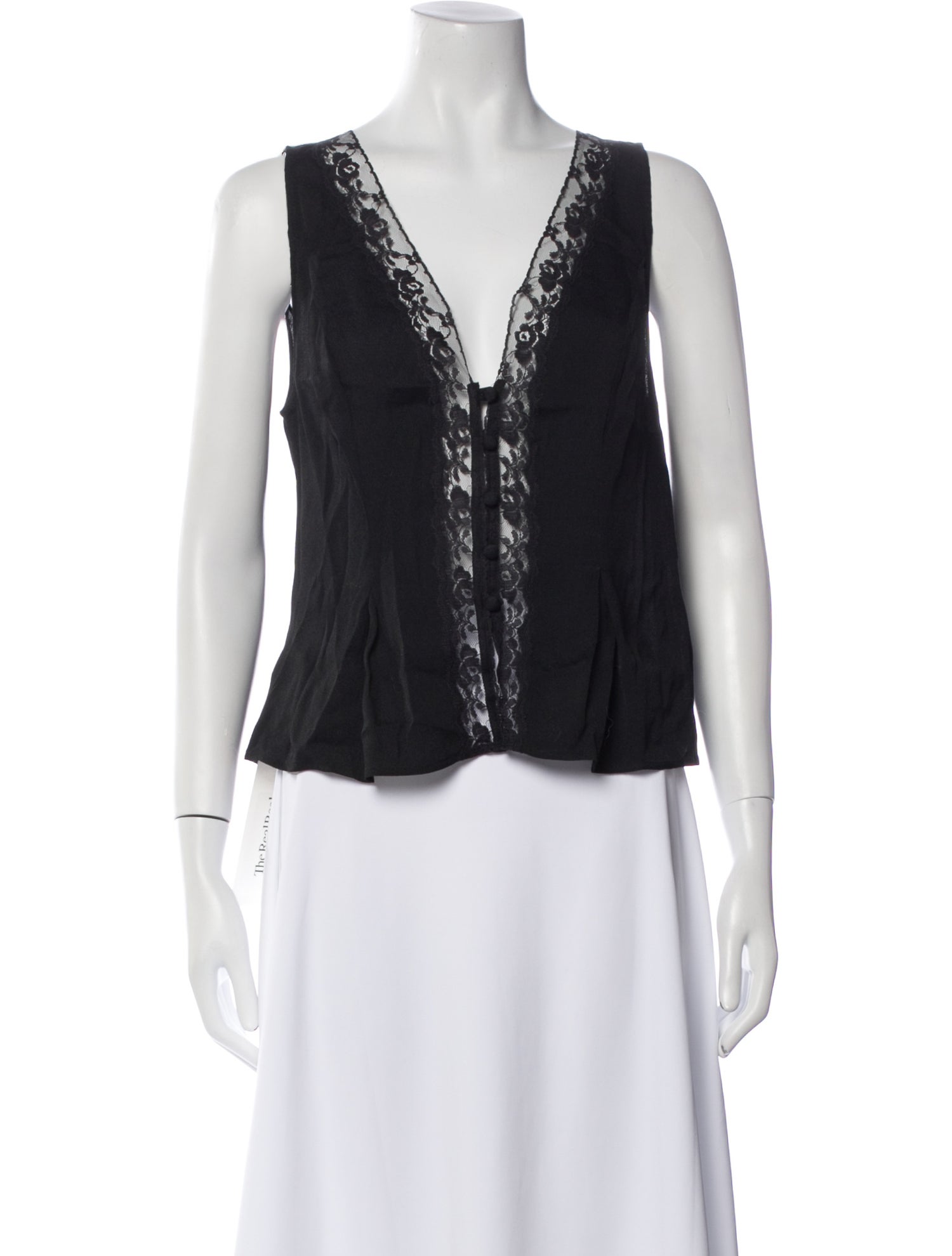 Reformation V-Neck Sleeveless Top