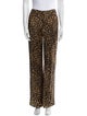 Reformation Animal Print Wide Leg Pants