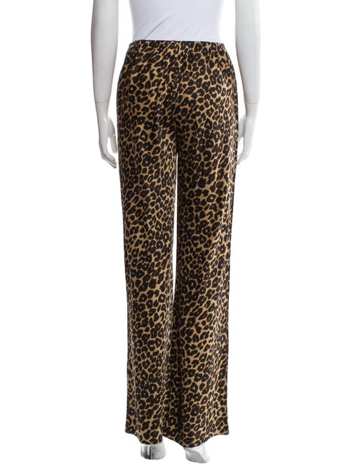 Reformation Animal Print Wide Leg Pants