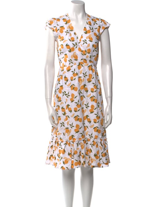 Reformation Linen Knee-Length Dress