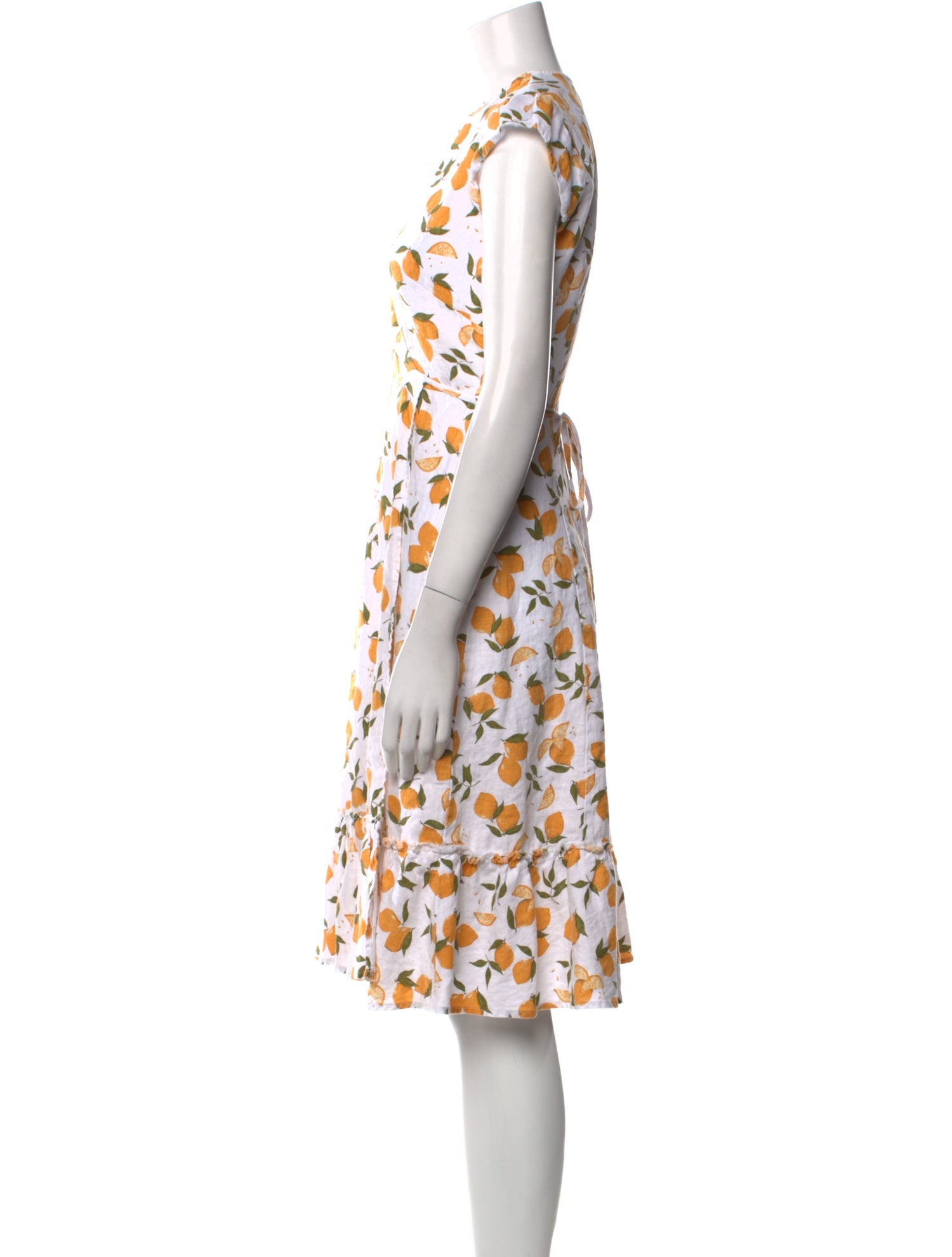 Reformation Linen Knee-Length Dress