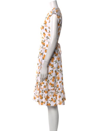 Reformation Linen Knee-Length Dress