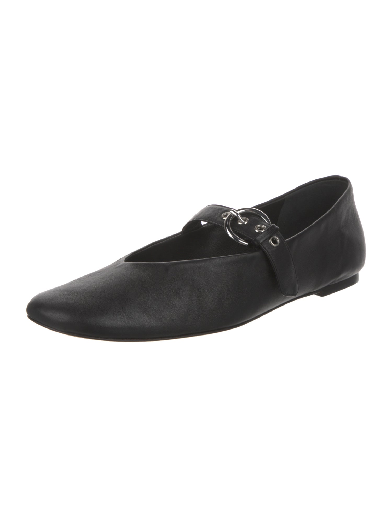 Reformation Leather Mary Jane Flats