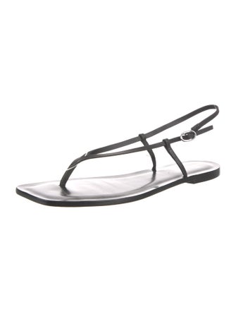 Reformation Leather Slingback Sandals