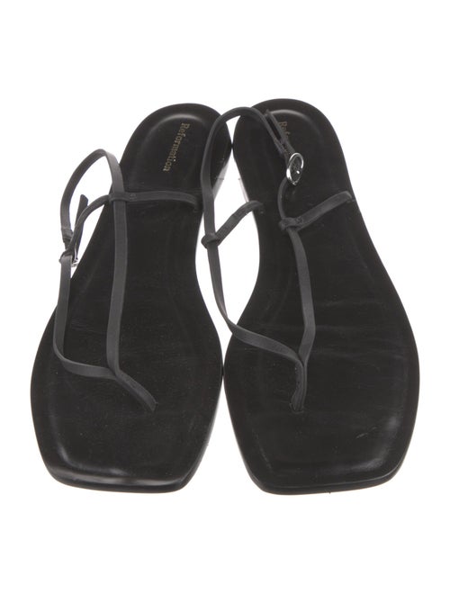 Reformation Leather Slingback Sandals