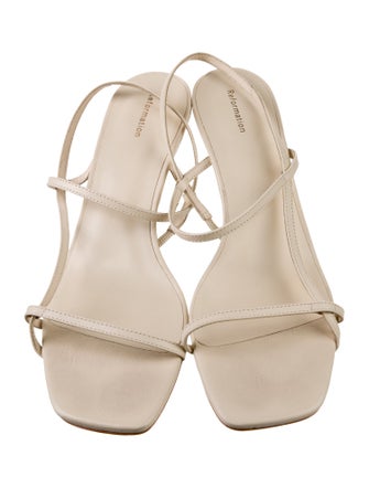 Reformation Leather Slingback Sandals