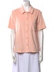 Reformation Short Sleeve Button-Up Top