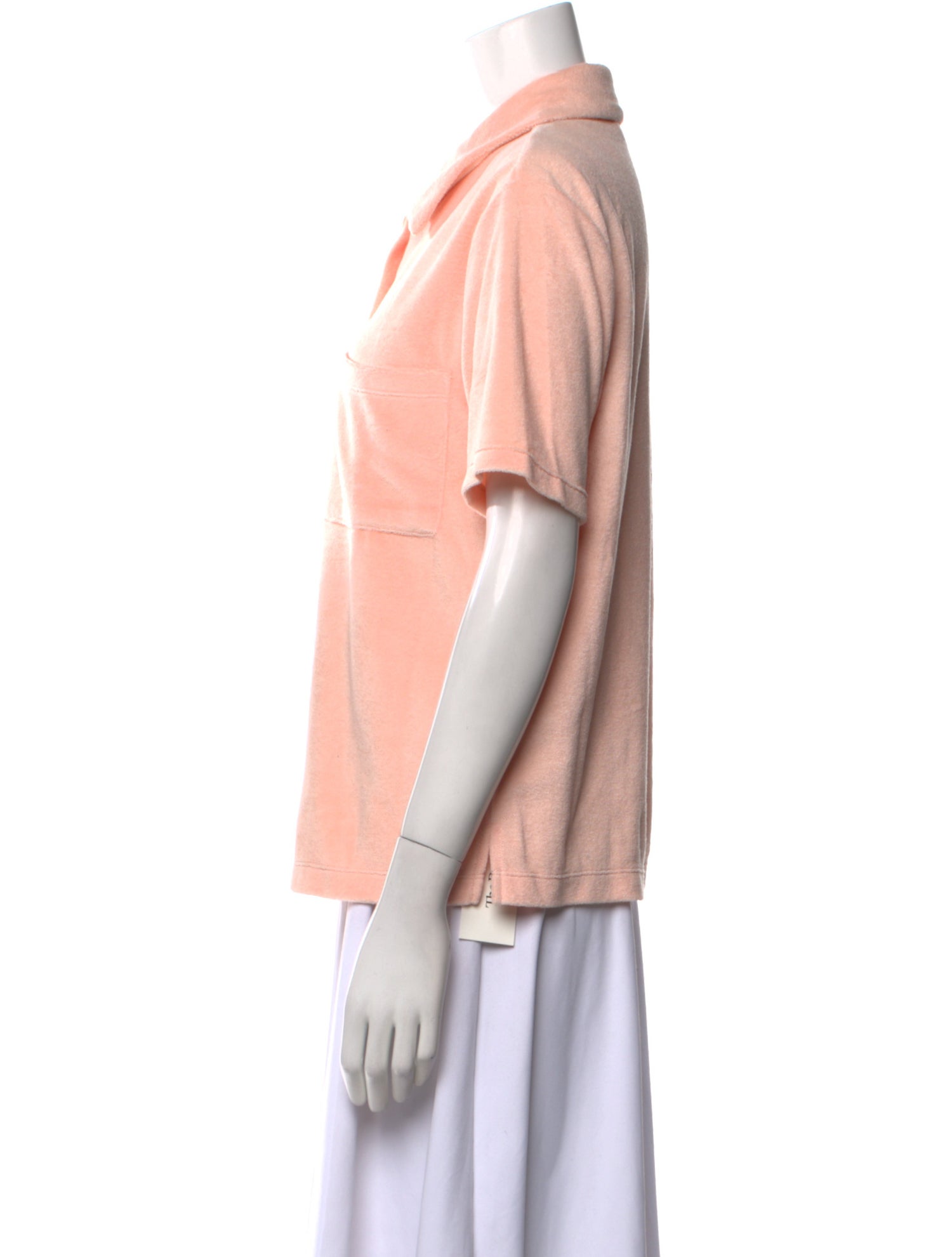 Reformation Short Sleeve Button-Up Top