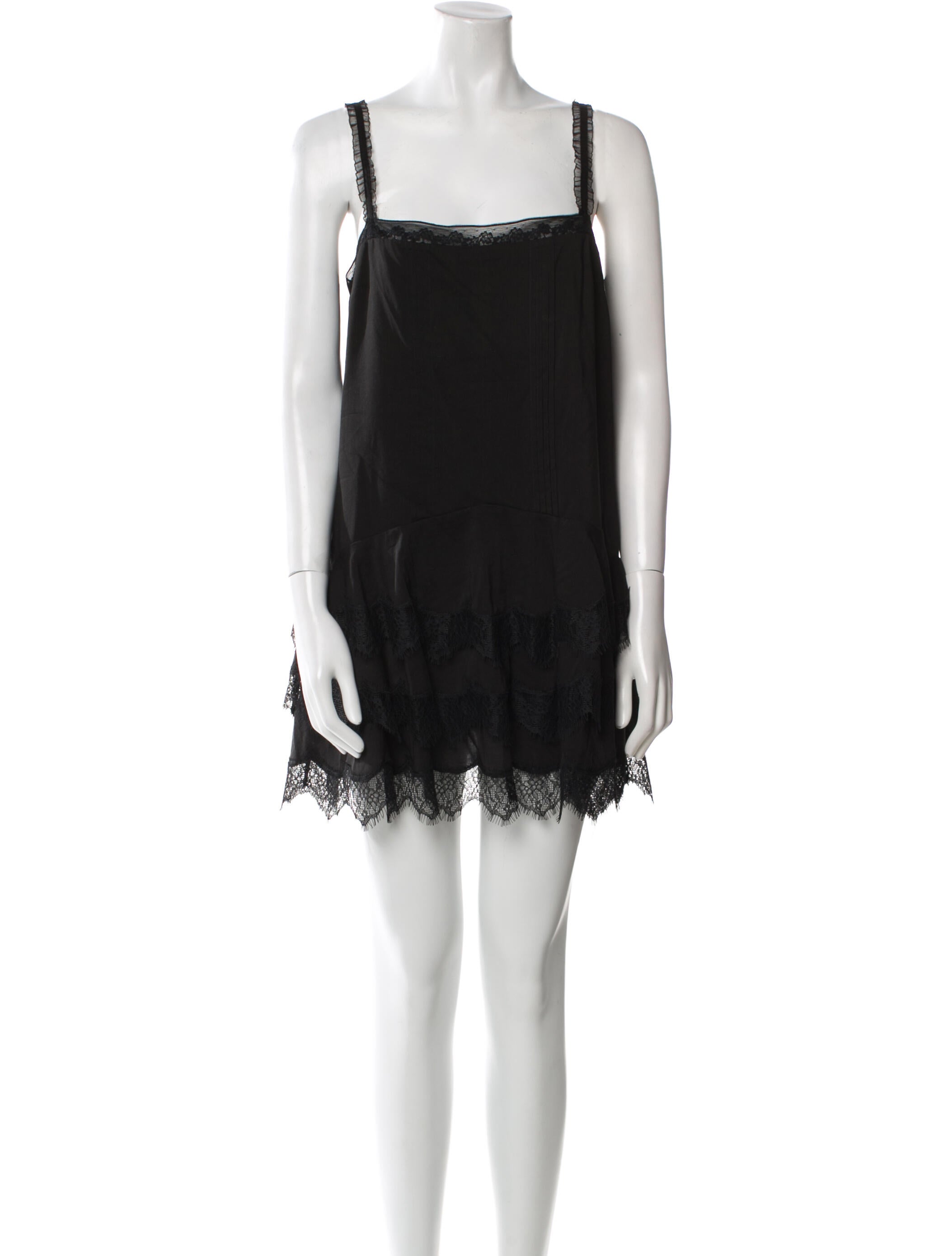 Reformation Square Neckline Mini Dress