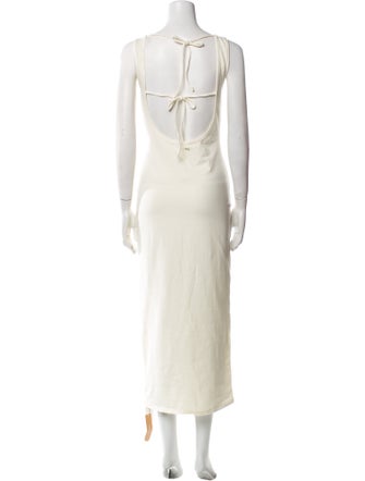 Reformation Scoop Neck Long Dress