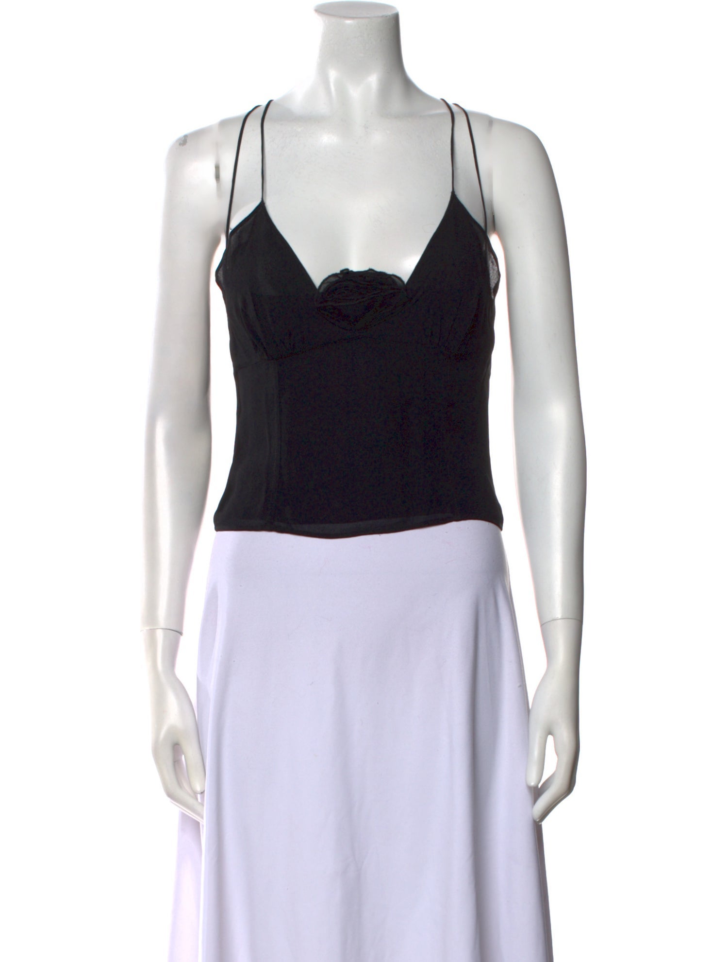 Reformation V-Neck Sleeveless Crop Top w/ Tags