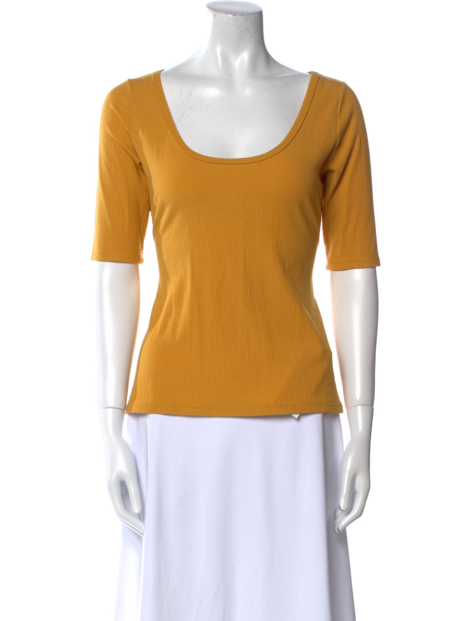 Reformation Scoop Neck Short Sleeve T-Shirt