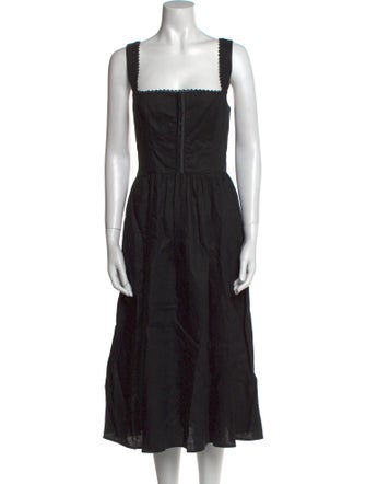 Reformation Linen Midi Length Dress