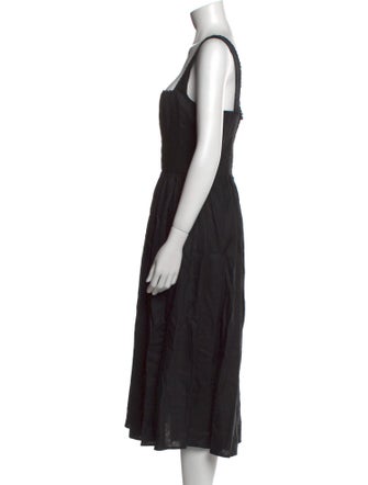 Reformation Linen Midi Length Dress