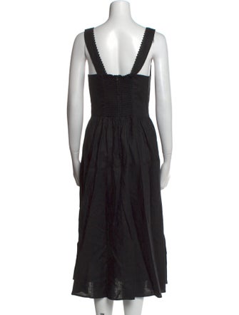 Reformation Linen Midi Length Dress