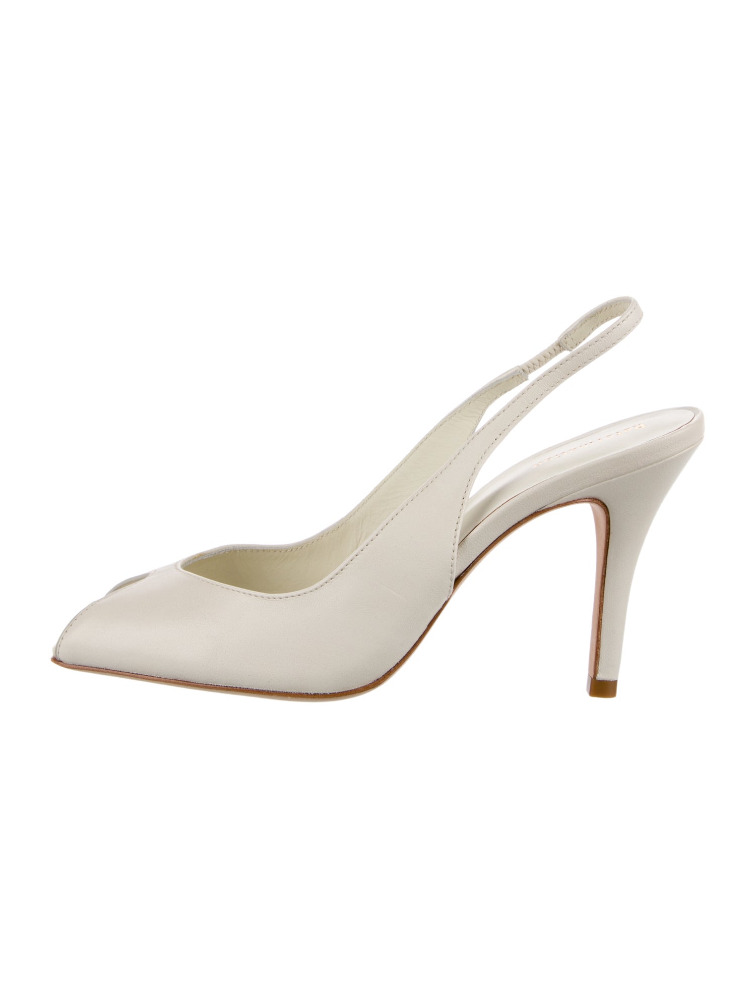 Reformation Leather Slingback Pumps