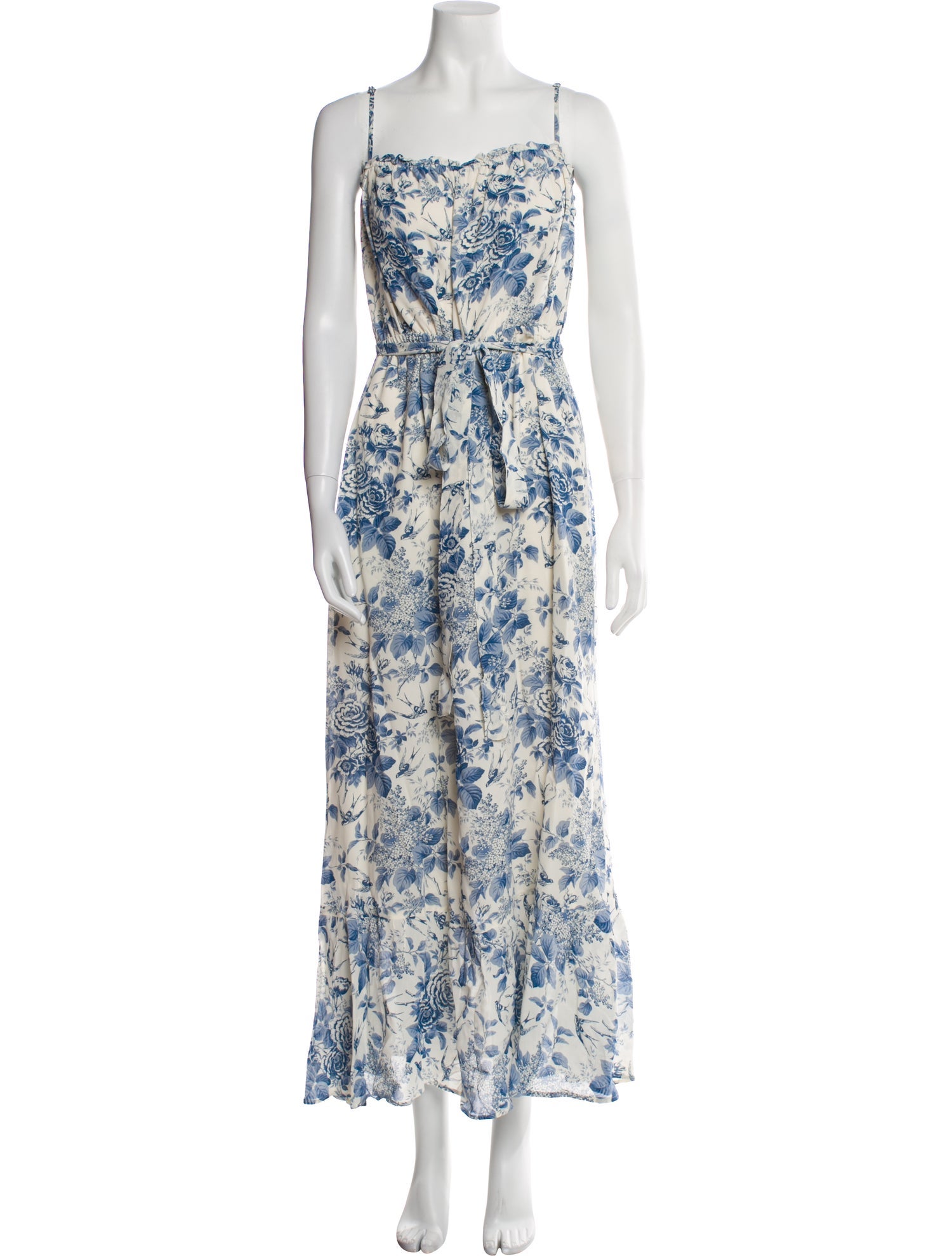 Reformation Floral Print Long Dress