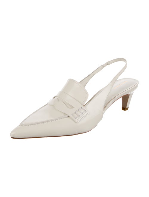 Reformation Patent Leather Slingback Pumps