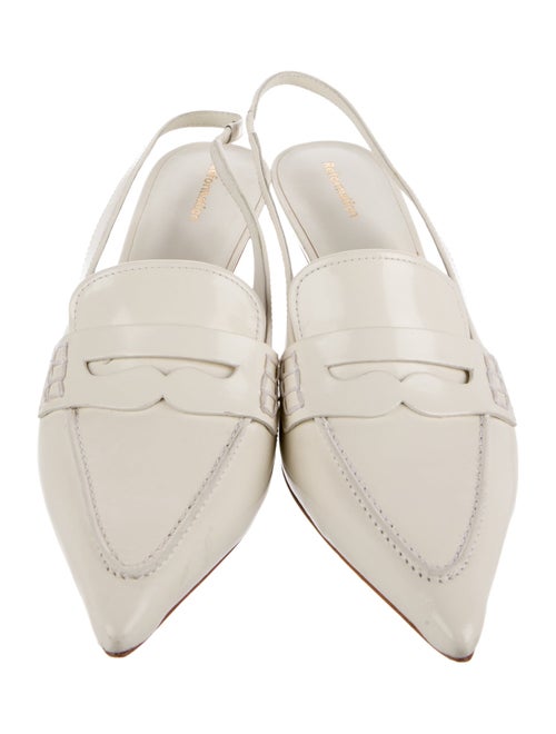 Reformation Patent Leather Slingback Pumps