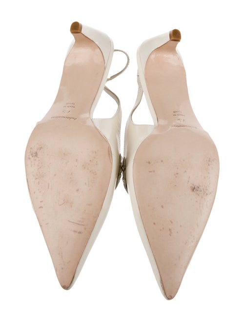 Reformation Patent Leather Slingback Pumps