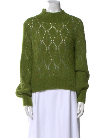 Reformation Alpaca Mock Neck Sweater