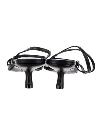 Reformation Leather Slingback Sandals