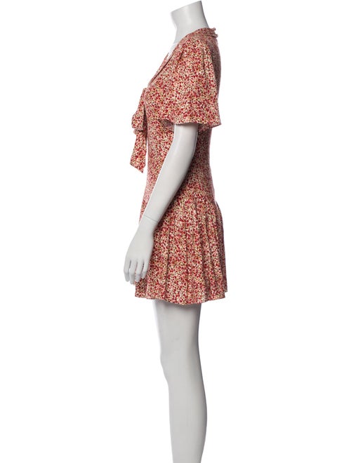 Reformation Floral Print Mini Dress