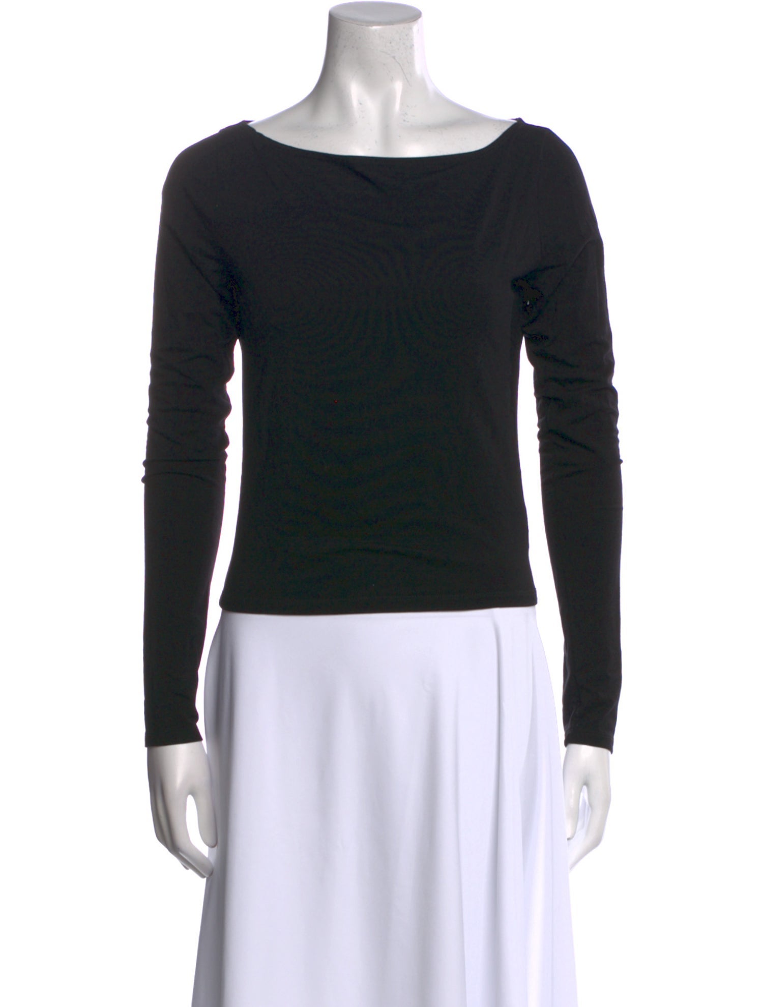 Reformation Bateau Neckline Long Sleeve Top