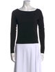 Reformation Bateau Neckline Long Sleeve Top
