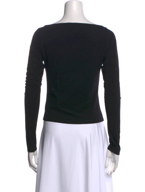 Reformation Bateau Neckline Long Sleeve Top