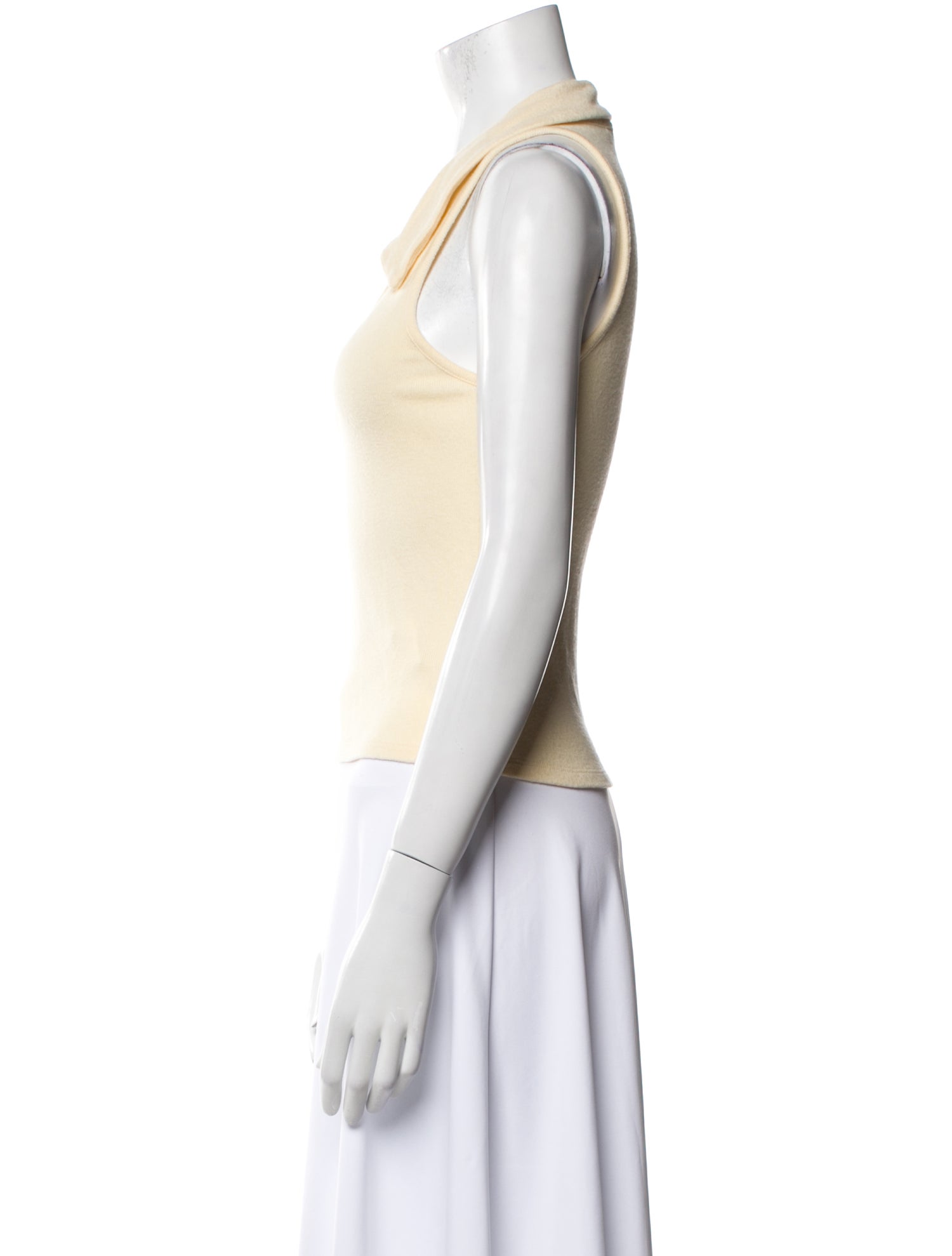 Reformation V-Neck Sleeveless Crop Top