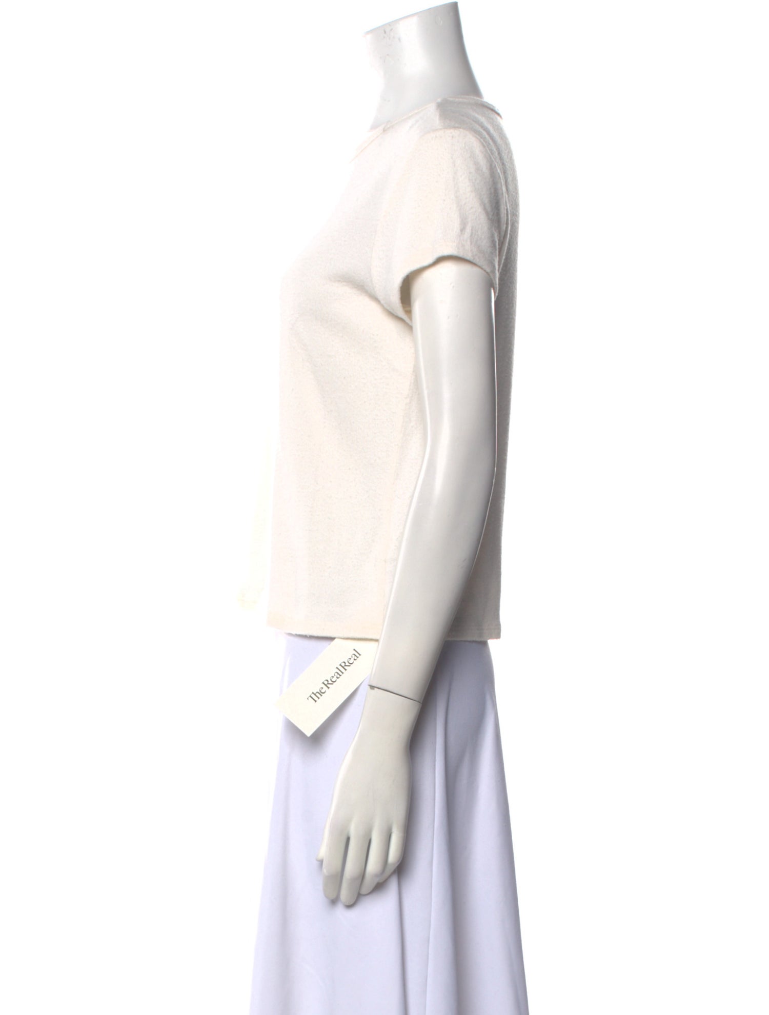 Reformation Scoop Neck Short Sleeve T-Shirt