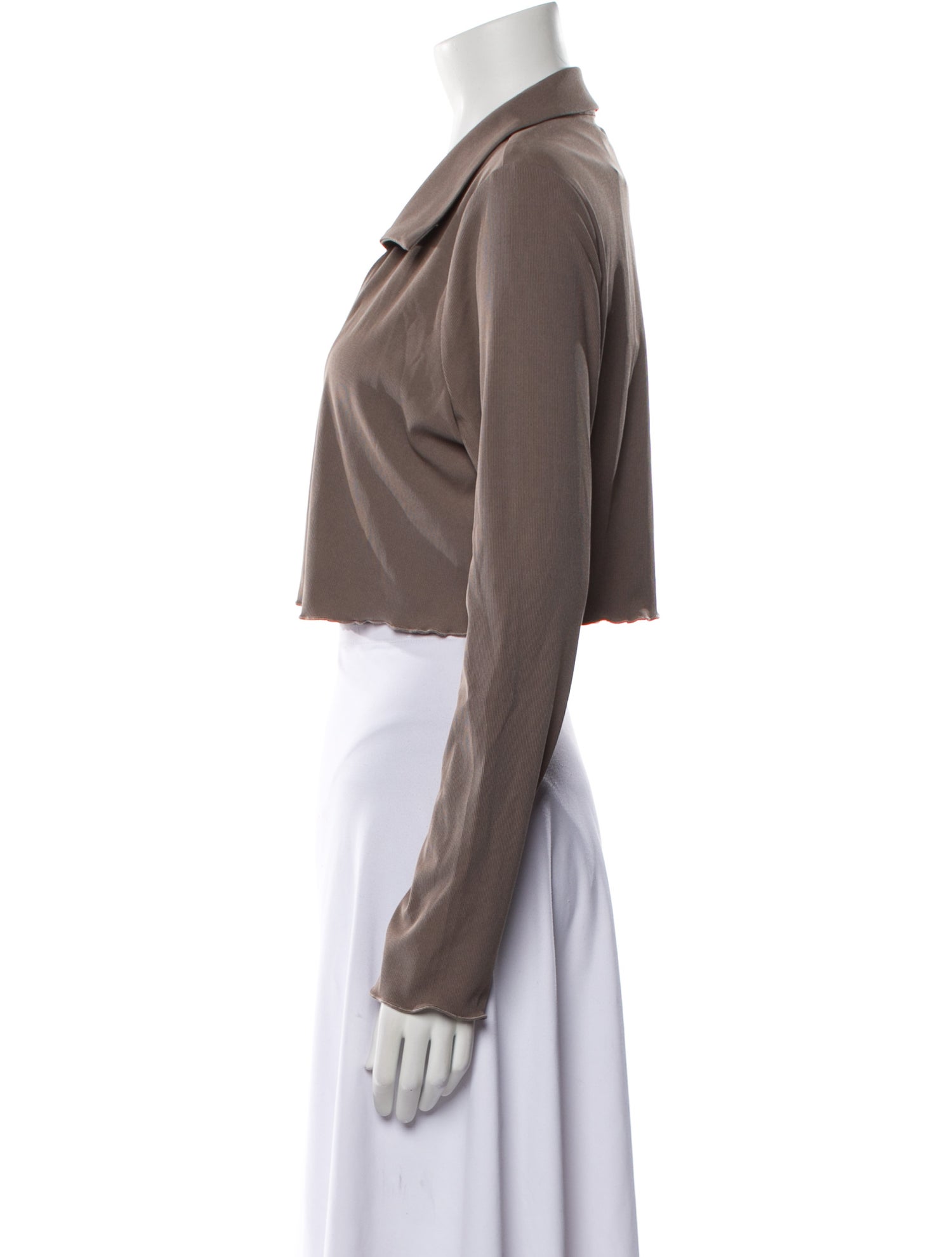 Reformation Long Sleeve Crop Top