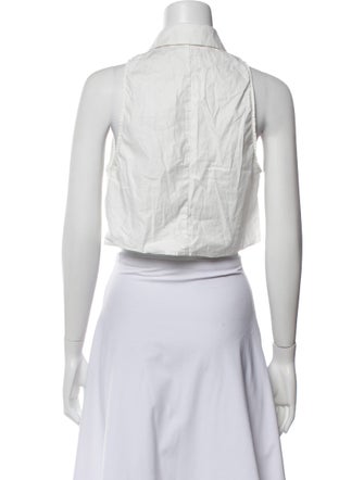 Reformation Halterneck Sleeveless Crop Top