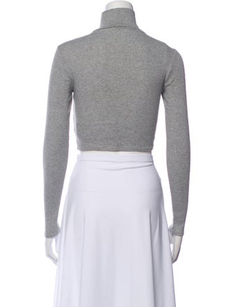 Reformation Turtleneck Long Sleeve Crop Top