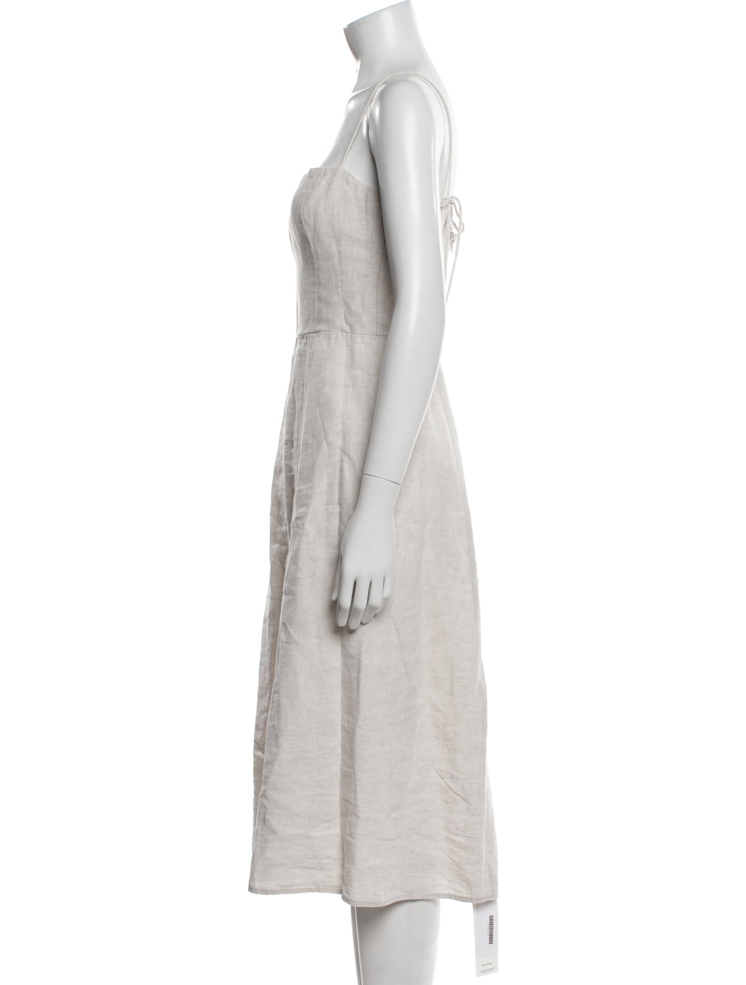 Reformation Linen Midi Length Dress