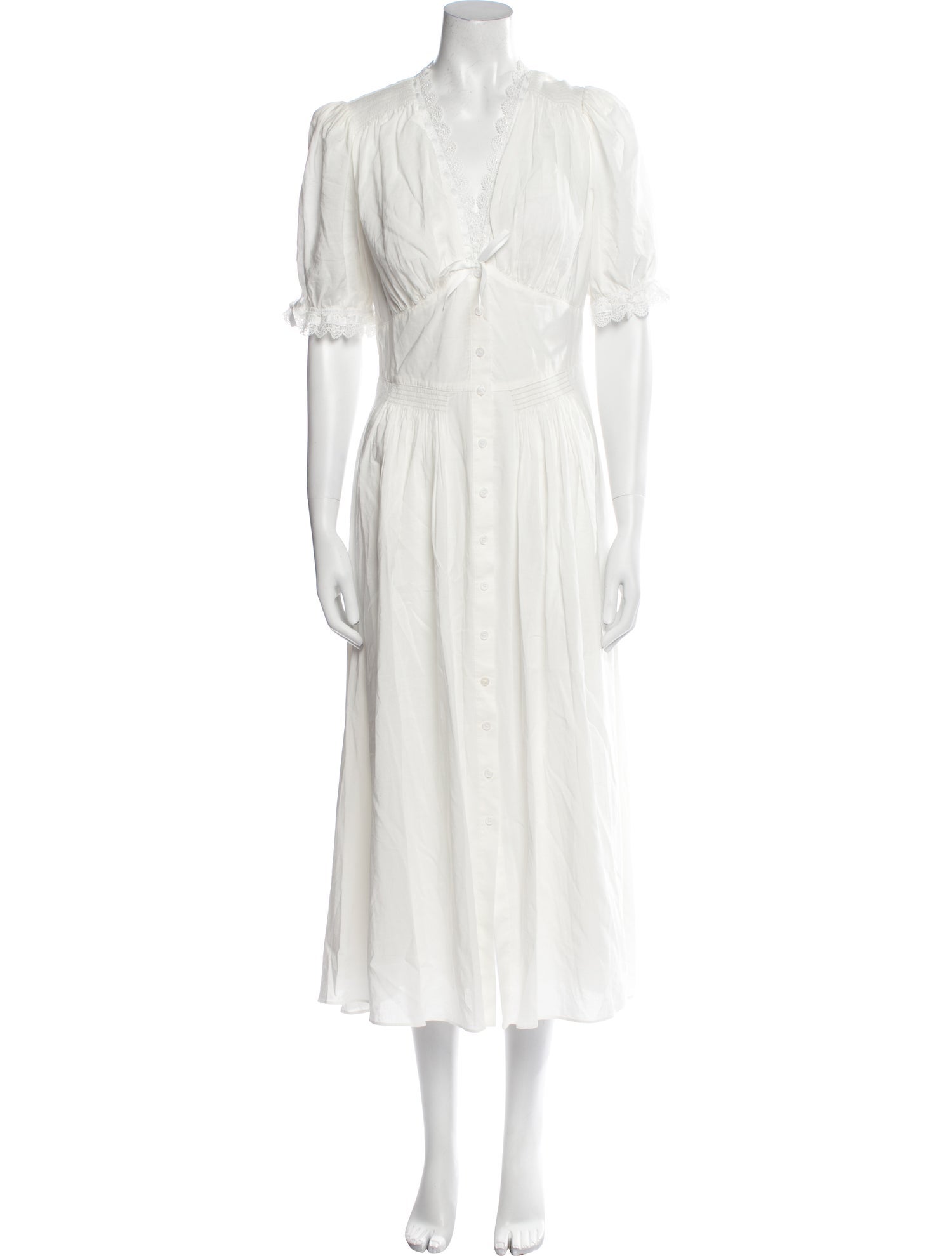 Reformation Ruffle Embellishment Nightgown w/ Tags