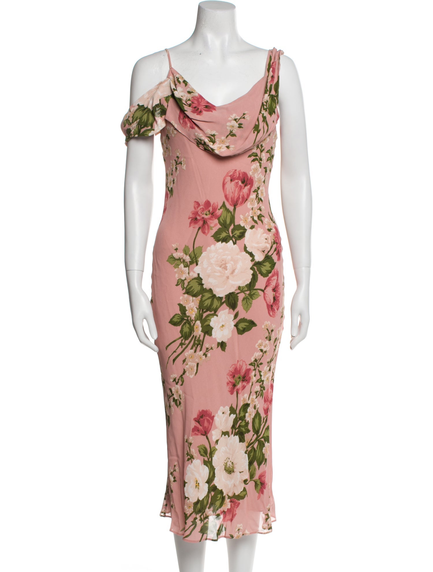 Reformation Floral Print Long Dress