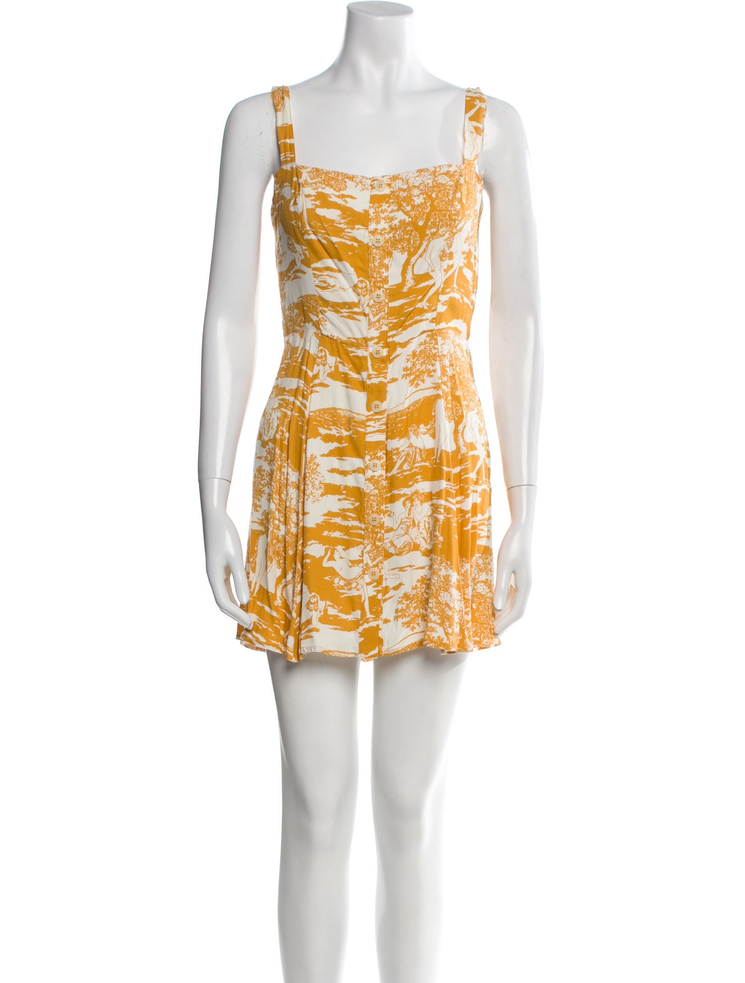 Reformation Printed Mini Dress