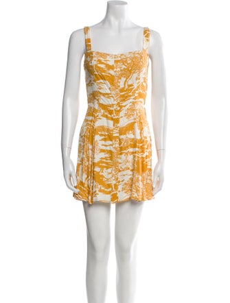 Reformation Printed Mini Dress