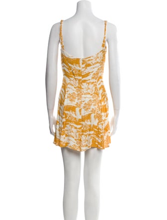Reformation Printed Mini Dress