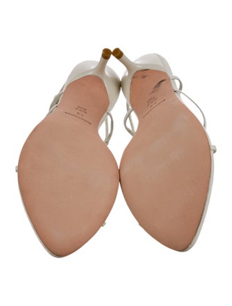 Reformation Leather Slingback Sandals