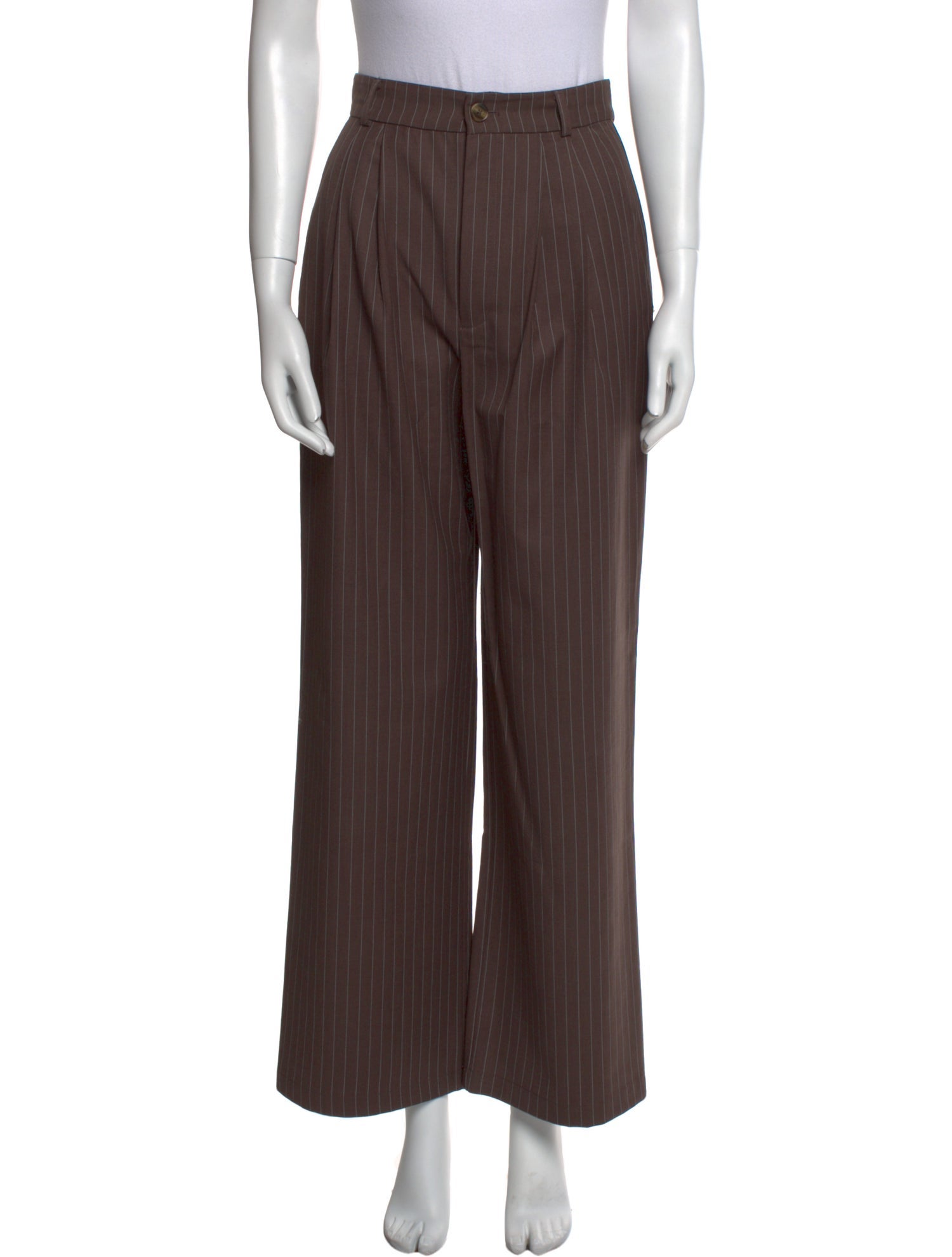 Reformation Striped Wide Leg Pants