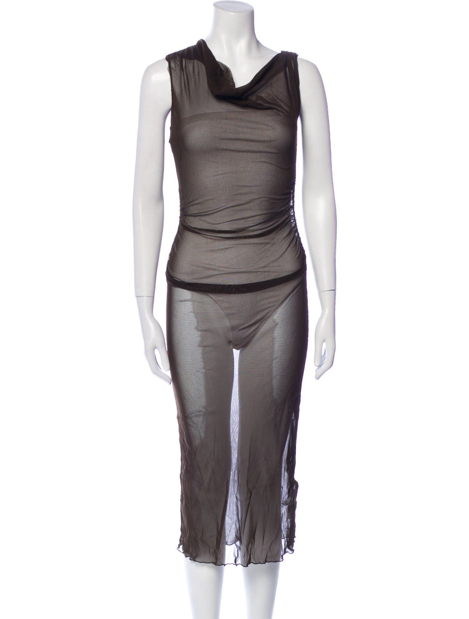 Reformation Nylon Midi Length Dress