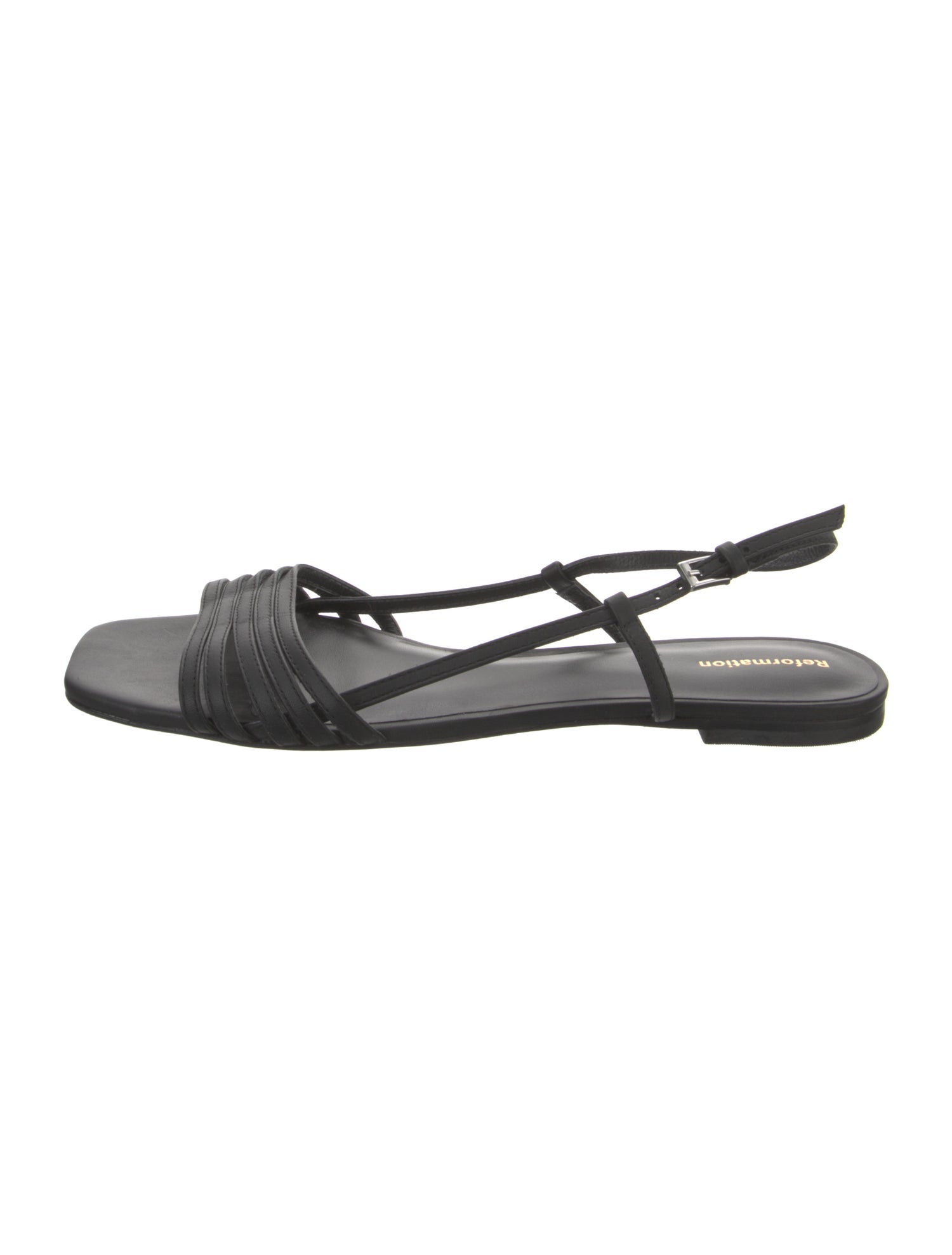 Reformation Leather Slingback Sandals