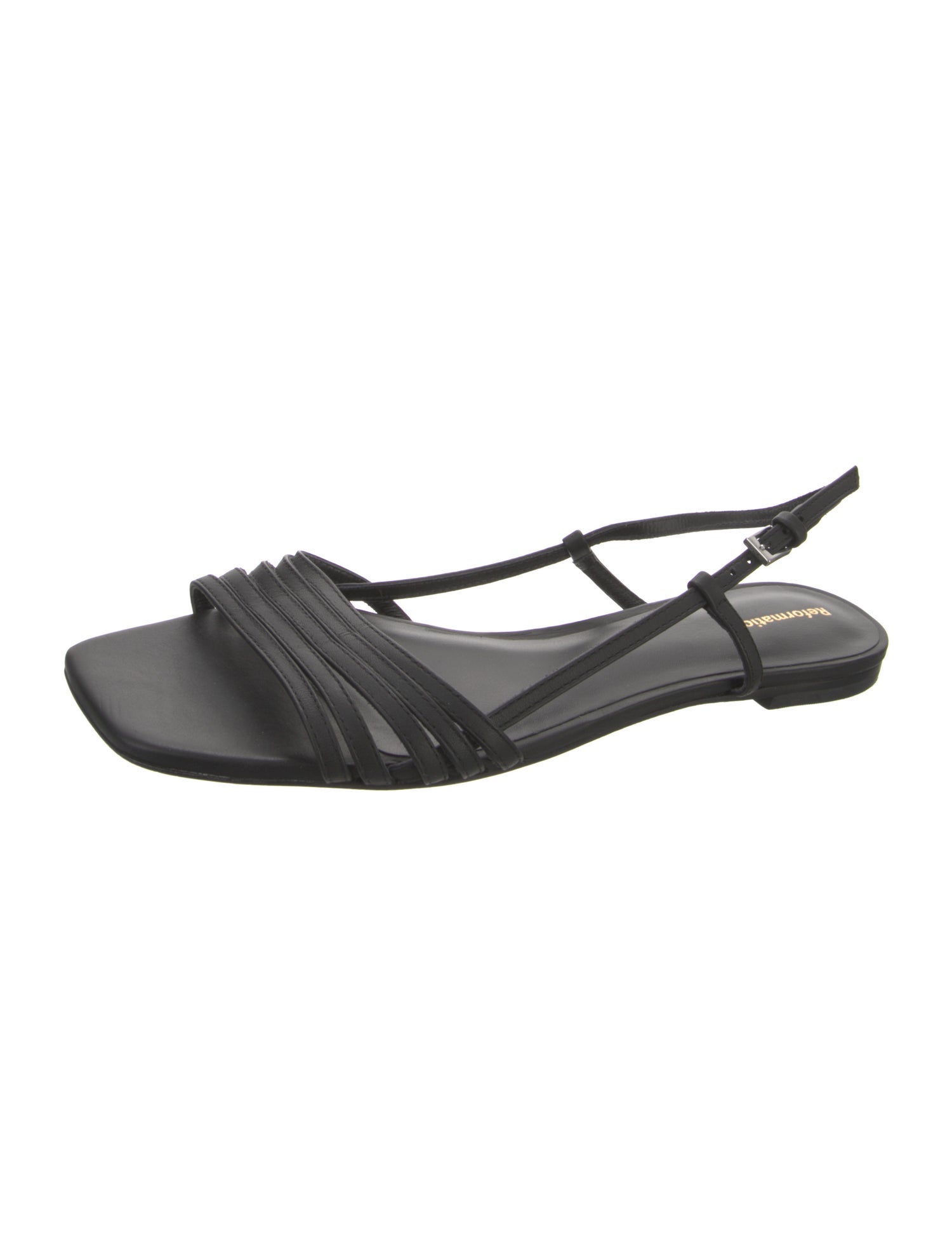 Reformation Leather Slingback Sandals