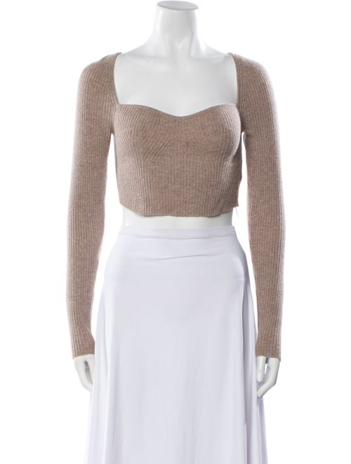 Reformation Cashmere Square Neckline Sweater