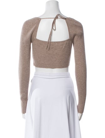 Reformation Cashmere Square Neckline Sweater
