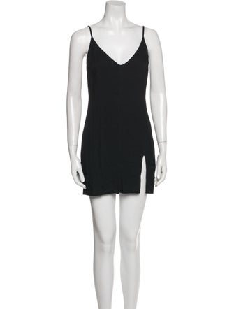 Reformation V-Neck Mini Dress