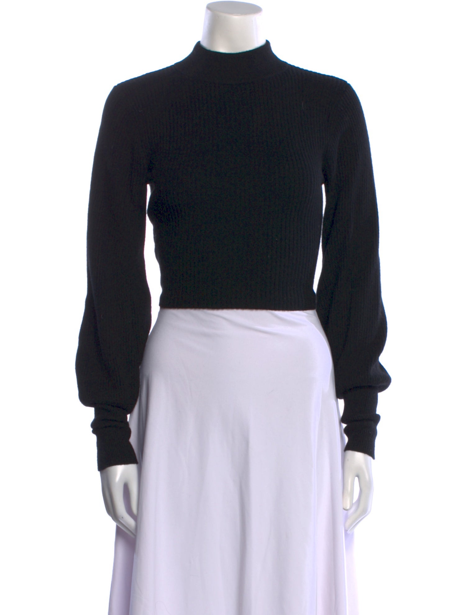 Reformation Cashmere Mock Neck Sweater